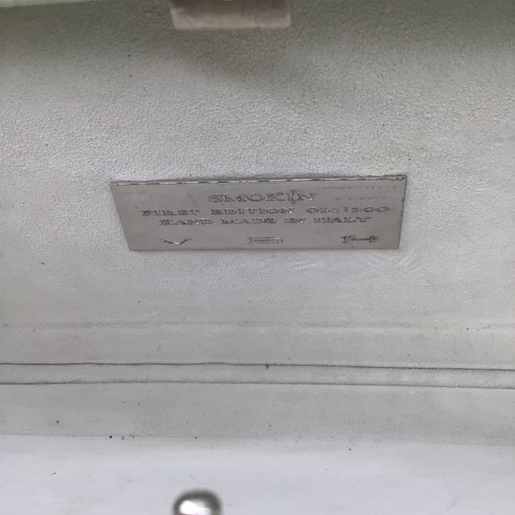 VBH LIGHT LIME GREEN CELADON ALLIGATOR SKIN LEATHER CLUTCH BAG - Picture 7 of 7